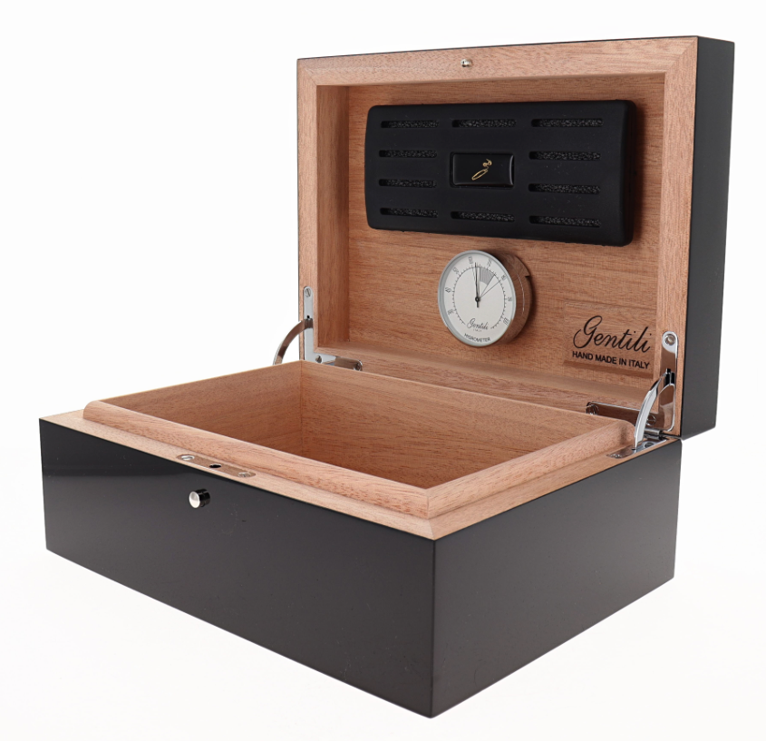 Humidor 20 sigari nero
