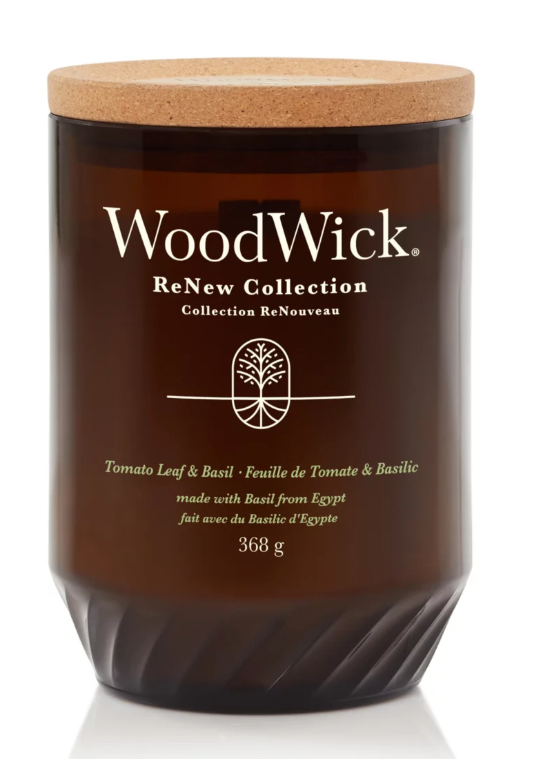 Eco Sustainable Candle "Tomato Leaf & Basil"