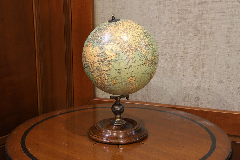 Small antique globe