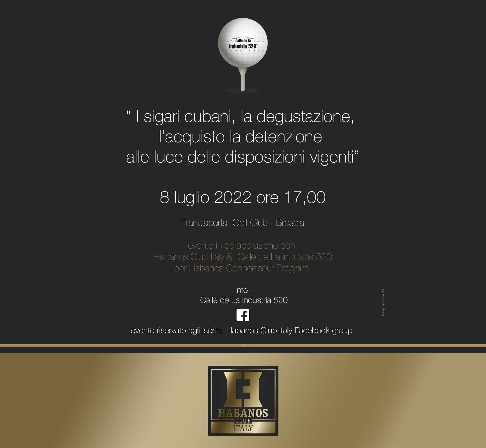 8 Luglio - Degustazione Sigari Cubani
