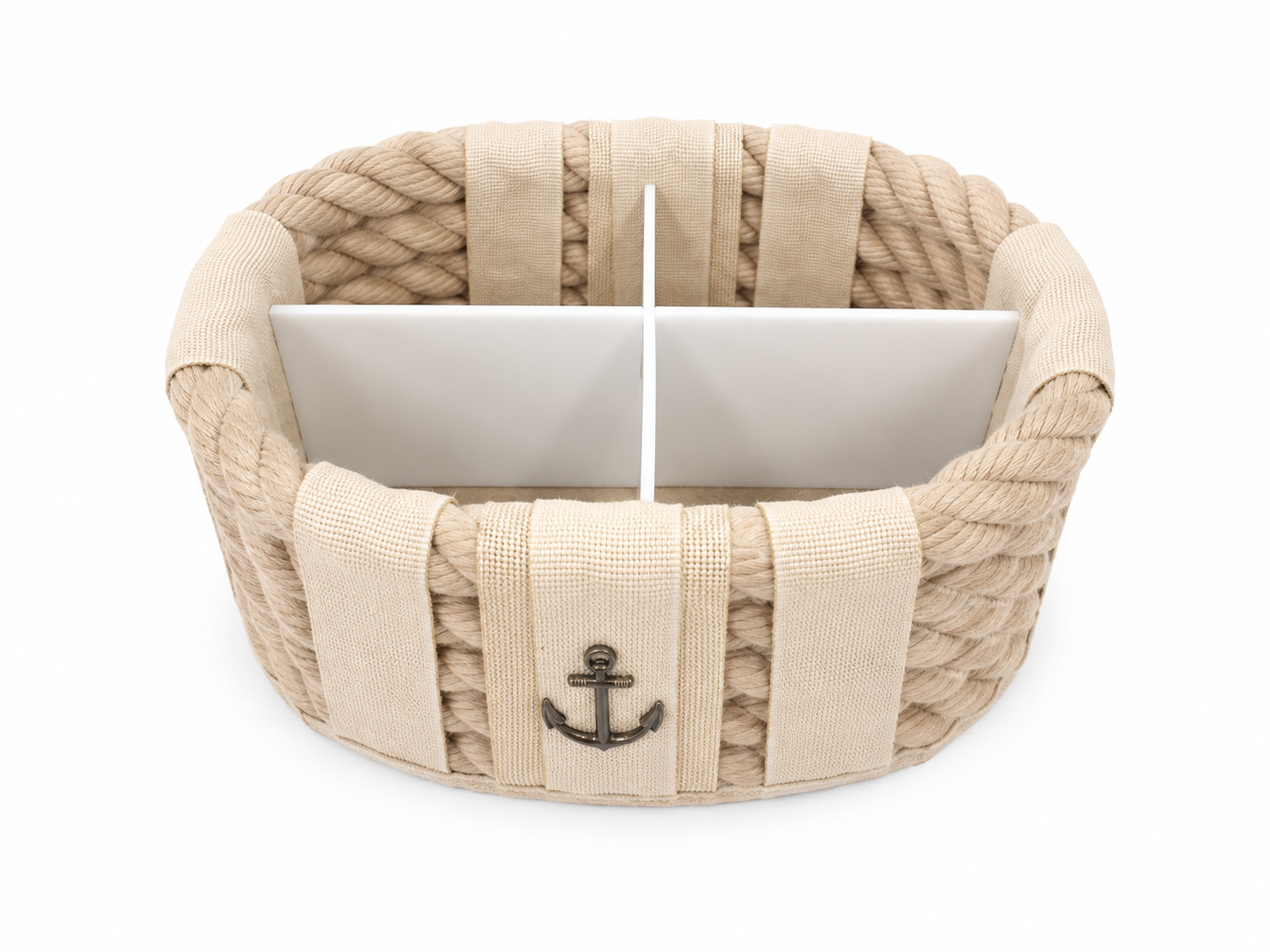 Rope cutlery holder
