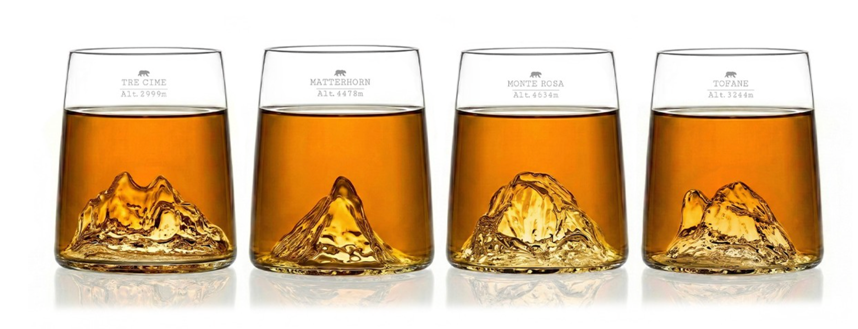 Set 4 Bicchierini da amaro