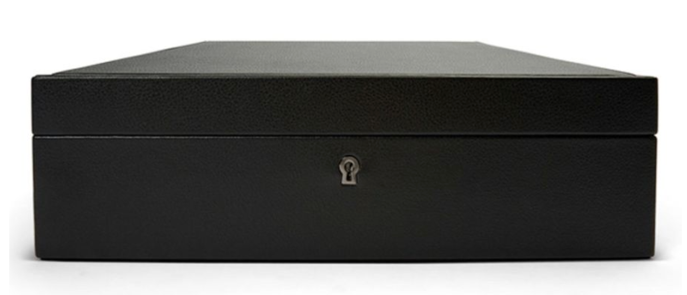 Leather watch case for 10 watches.