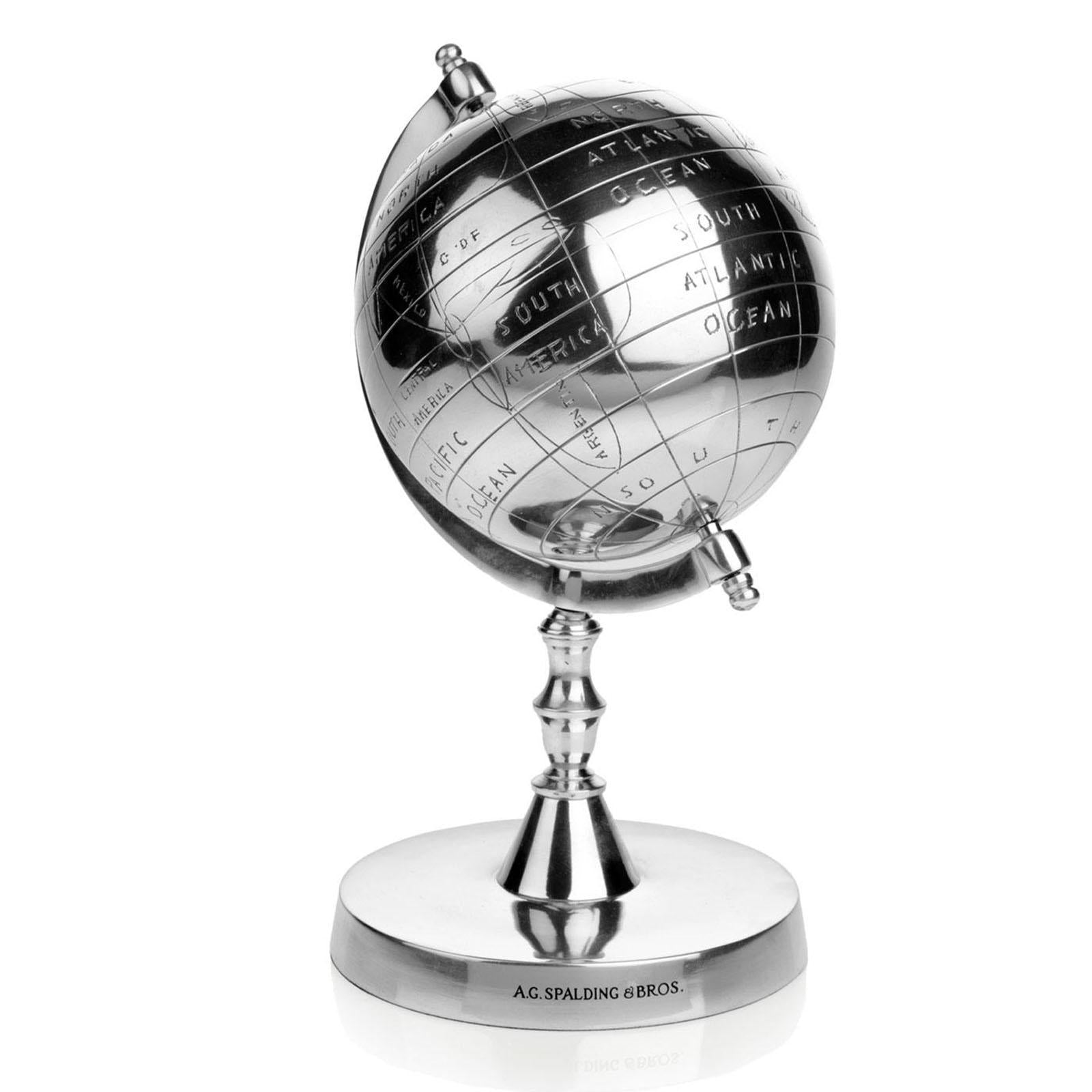 Large aluminum globe