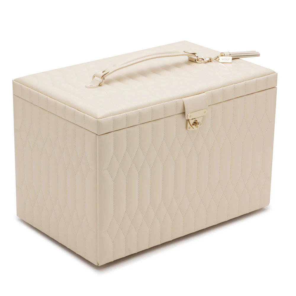Leather jewelry box 