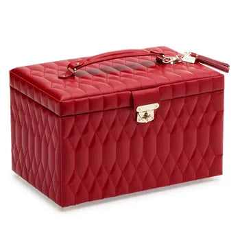 Leather jewelry box 