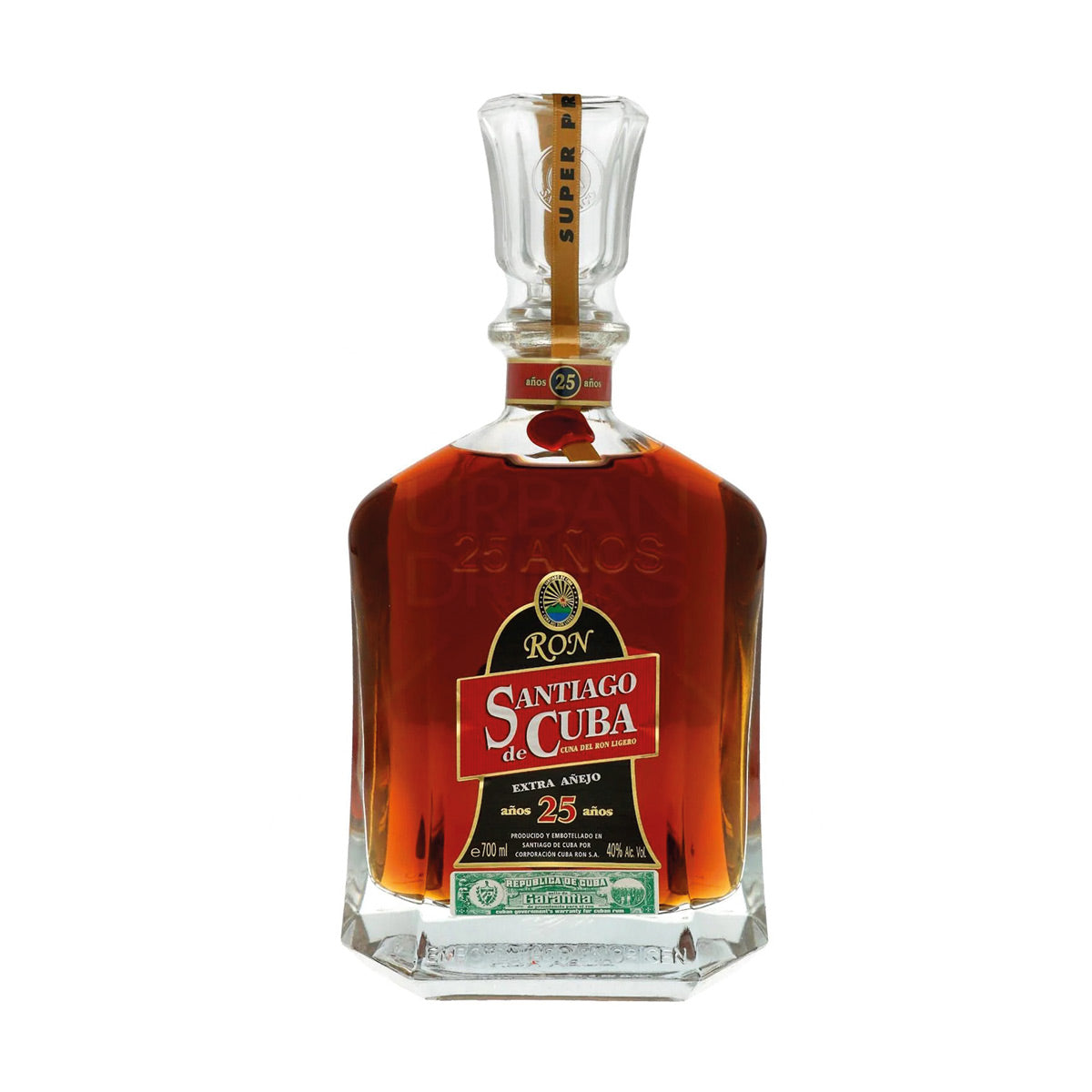 Santiago de Cuba Ron 25 years old