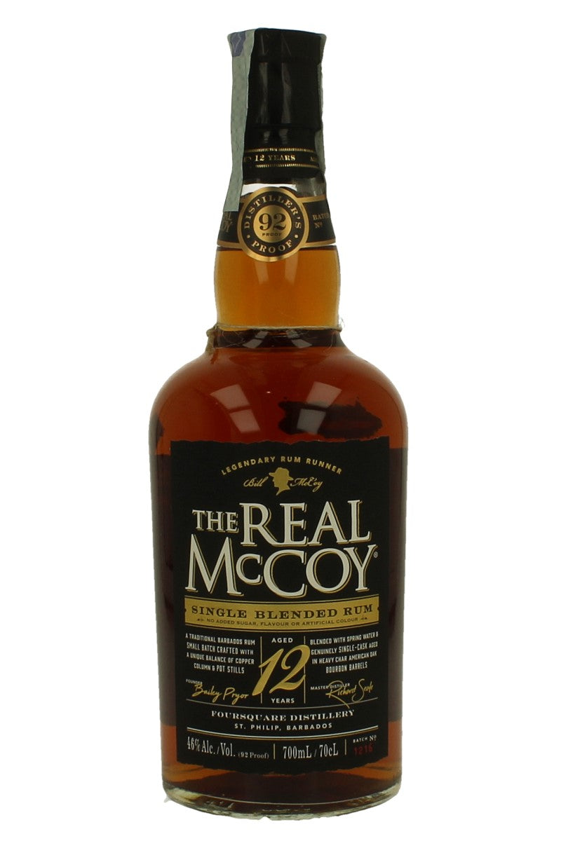 Rum the real mcoy 12 years