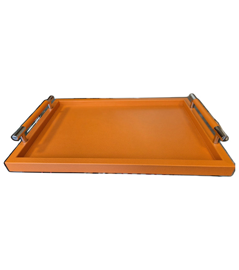 Leather tray