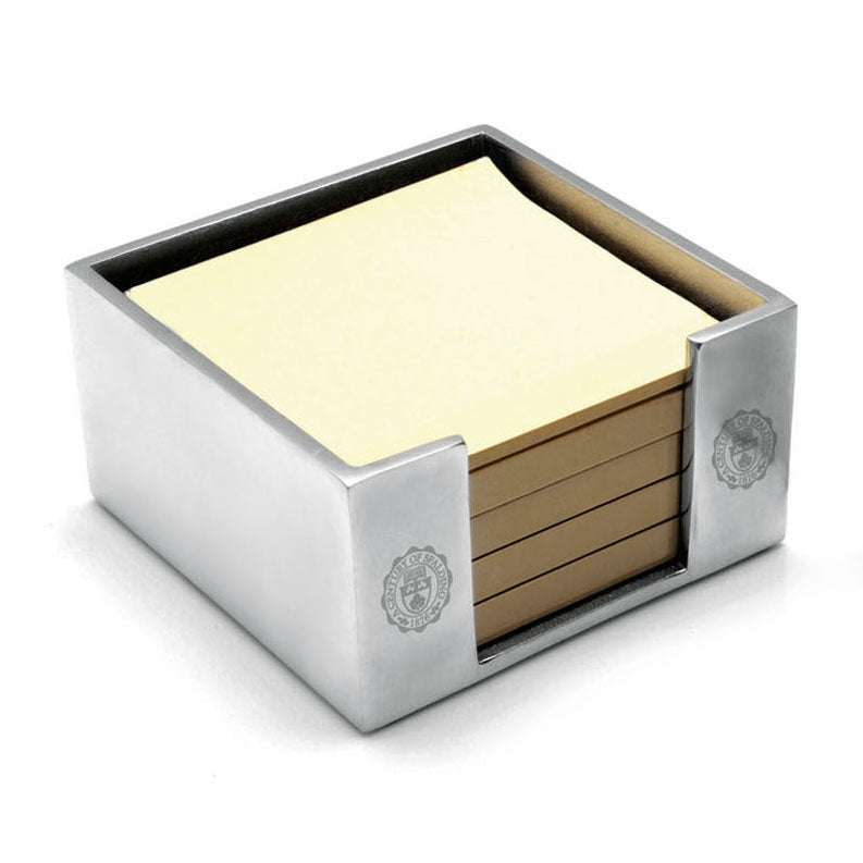 Post-it door from aluminum desk